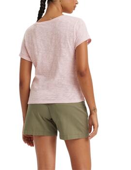 Camiseta Levi's® Margot de manga corta Chalk Pink para mujer