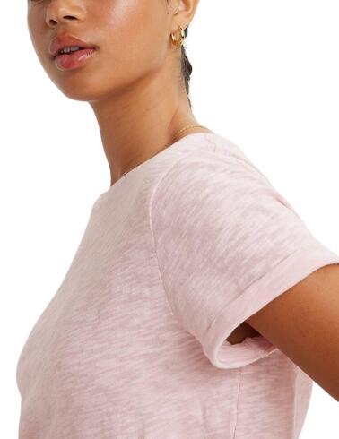 Camiseta Levi's® Margot de manga corta Chalk Pink para mujer