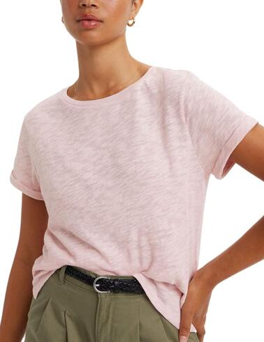 Camiseta Levi's® Margot de manga corta Chalk Pink para mujer