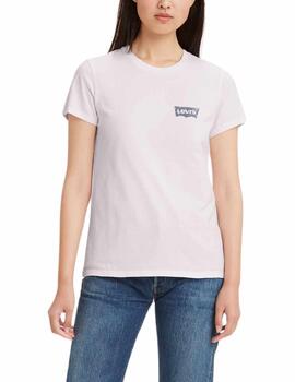 Camiseta Levi's® The Perfect Bw Nikita Floral Mauve Chalk