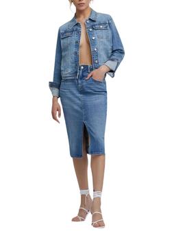 Falda vaquera Gas Jeans 90'S mom 49LB de mujer