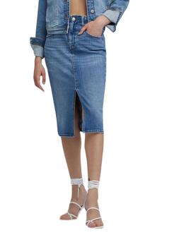 Falda vaquera Gas Jeans 90'S mom 49LB de mujer