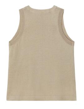 Top Gas Jeans Normas de sisa para mujer en beige