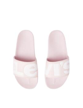 Chanclas Levi's® June L S en rosa de mujer