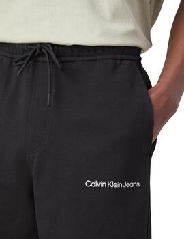 Short Calvin Klein en tejido de felpa de algodón para hombre