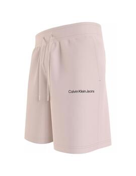 Short Calvin Klein en tejido de felpa de algodón para hombre