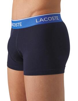 Pack de 3 calzoncillos Lacoste en algodón elástico con logo