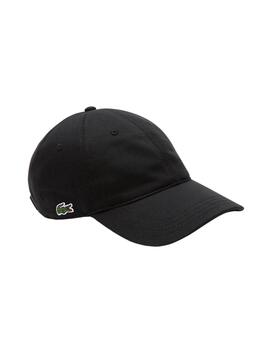 Gorra Lacoste de sarga de algodón ecológico unisex