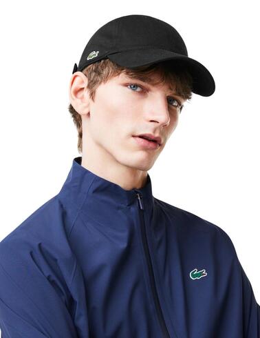 Gorra Lacoste de sarga de algodón ecológico unisex