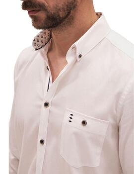 Camisa Florentino con bolsillo y cuello inglés slim fit
