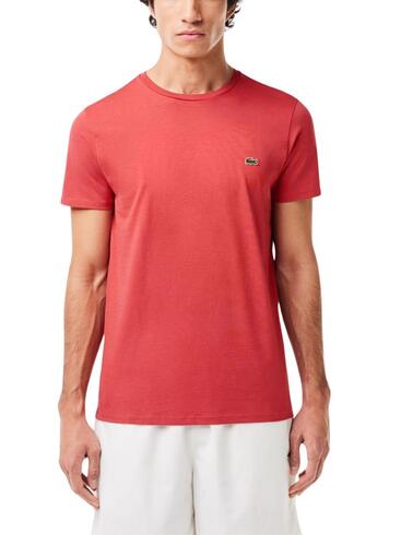 Camiseta Lacoste básica de manga corta de hombre pima cotton