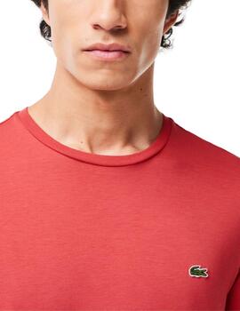 Camiseta Lacoste básica de manga corta de hombre pima cotton