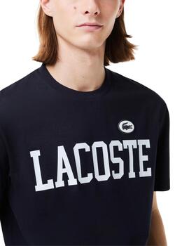 Camiseta Lacoste de manga corta con logotipo en el pecho