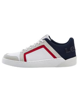 Zapatillas Levi's Mullet 2.0 Sneakers para hombre blanco