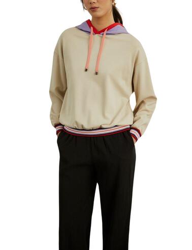 Sudadera Lion of Porches con capucha ajustable de mujer
