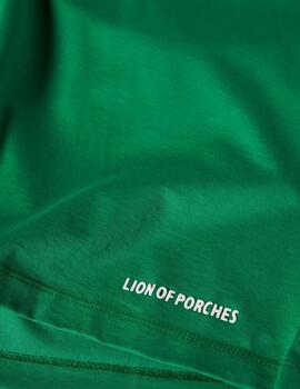 Camiseta Lion of Porches básica con cuello a pico de mujer