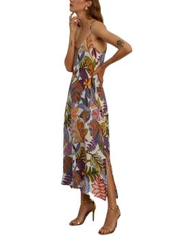 Vestido Lion of Porches con estampado tropical