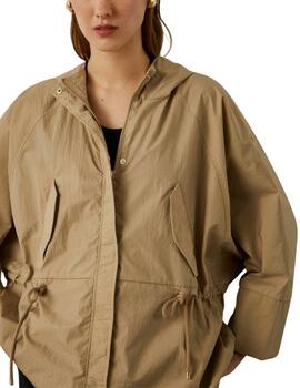 Parka oversize Lion of Porches con capucha de mujer