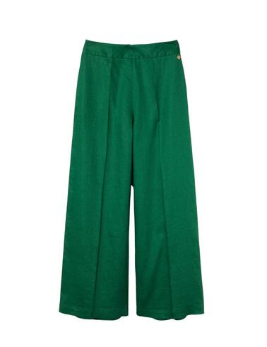 Pantalón palazzo Lion of Porches de lino para mujer