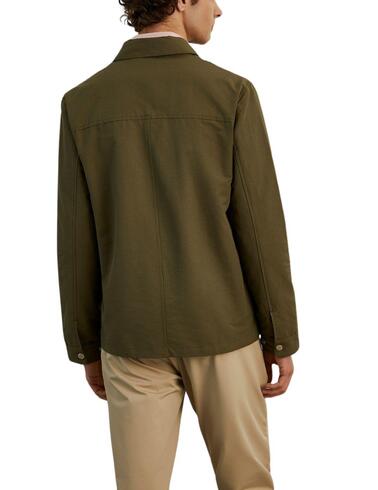 Chaqueta safari Lion of Porches con bolsillos de parche