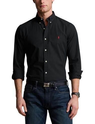 Camisa Polo Ralph Lauren Slim Fit de popelín elástico