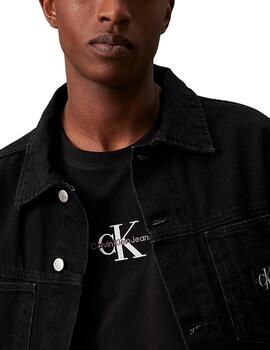 Camiseta Calvin Klein slim para hombre con monograma