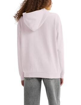 Sudadera Levi's® con capucha en malva para mujer