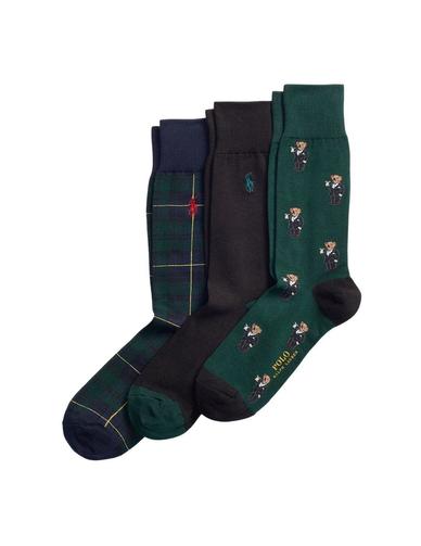 Calcetines Polo Ralph Lauren Polo Bear de hombre 3-pack