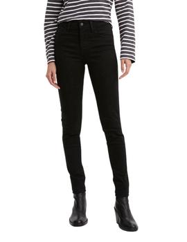 Levis pantalón 720 High-waisted Super Skinny negro