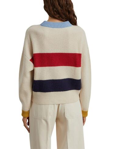 Lion of Porches jersey a rayas lana y cashmere muj