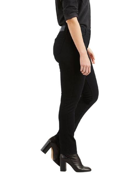 productos quimicos ayudante Skalk Pantalón Levis 712 Slim negro de mujer