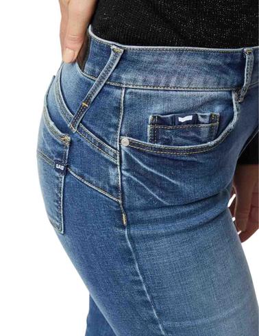 Pantalón Gas Jeans Britty Up elástico ajustado de mujer