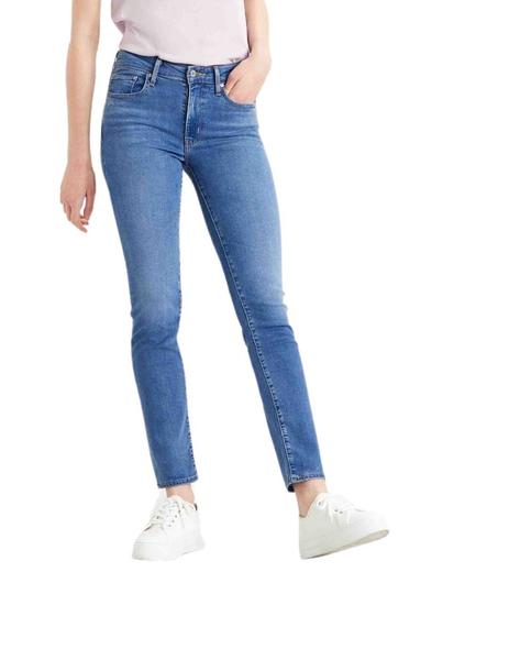 Fantástico Parpadeo ángel Pantalón Levis 712 Slim Fit para mujer Rio Love