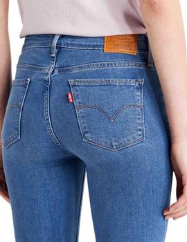 Fantástico Parpadeo ángel Pantalón Levis 712 Slim Fit para mujer Rio Love