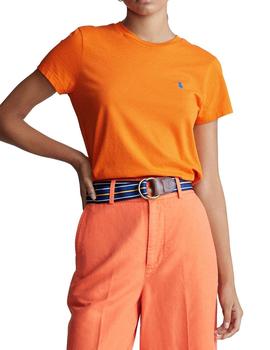 Camiseta Polo Ralph Lauren básica cuello redondo mujer