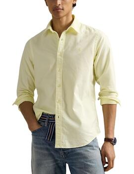 Camisa Polo Ralph Lauren de oxford teñida en prenda hombre