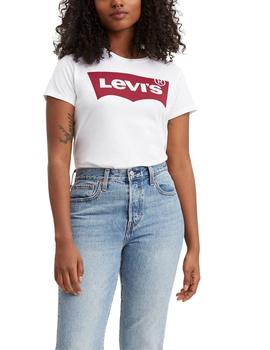 Camiseta Levis The Perfect Tee blanca de mujer