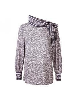 Top Lion Of Porches con lazo en el cuello mujer