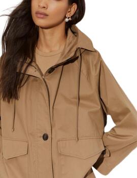 Chaqueta Lion of Porches de mujer de algodón con capucha