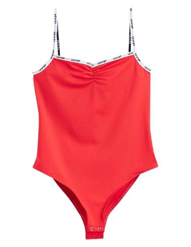 Body Levis Paige Bodysuit Brilliant Red