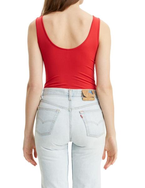 Body Levis Florence Bodysuit Red de mujer