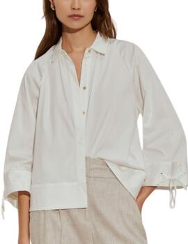 Camisa Lion of Porches de mujer con manga 3/4 fruncida