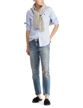 Polo Ralph Lauren camisa popelin rayas slim fit