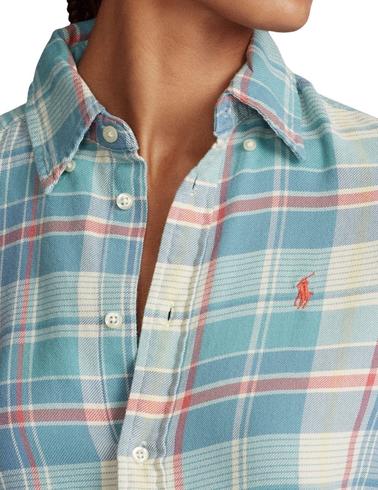 Camisa Polo Ralph Lauren para mujer de cuadros