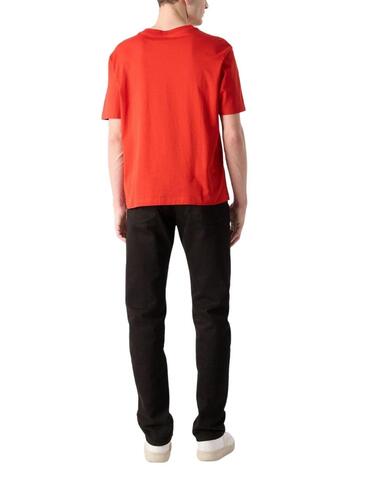 Camiseta Calvin Klein con logo impreso en el pecho de hombre