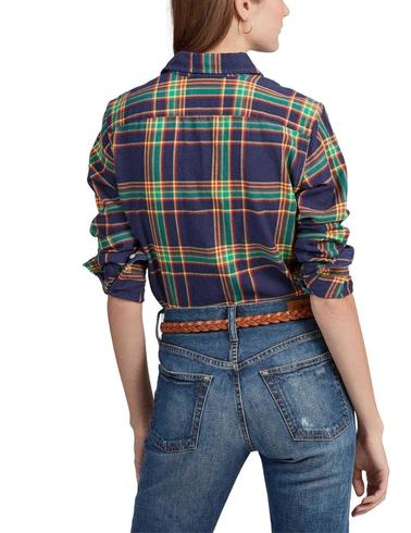 camisa cuadros ralph lauren