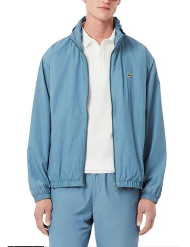 Cortavientos hidrófugo Lacoste de hombre con capucha