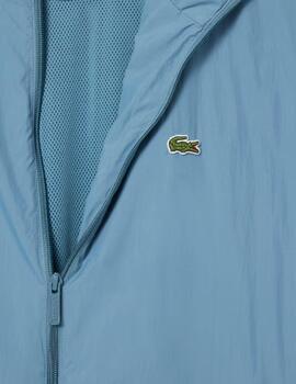 Cortavientos hidrófugo Lacoste de hombre con capucha