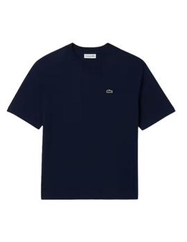 Camiseta Lacoste de mujer de punto de algodón pima holgada