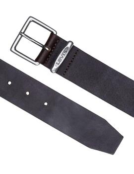 Cinturón Levi's® Keeper de cuero unisex en marrón
